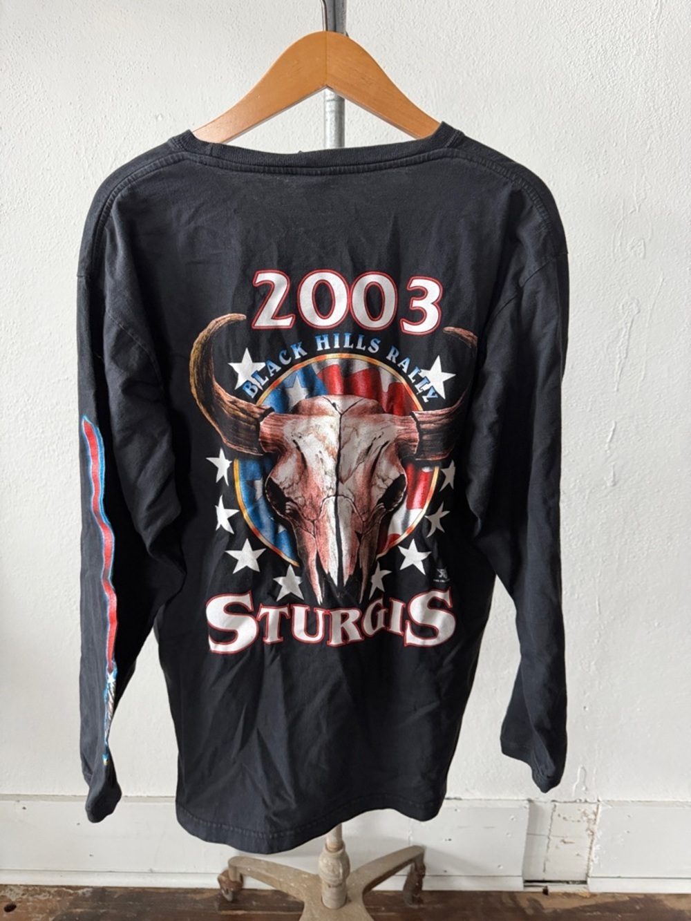 Vintage Sturgis 2003 Motorcycle Long Sleeve Shirt Size L - Picture 4 of 4